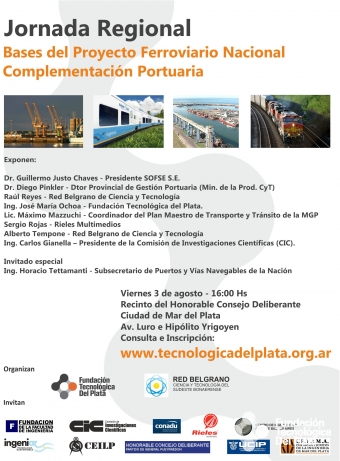 imagen - Jornada Debate: Proyecto Ferroviario Nacional - 2do Encuentro Mar del Plata